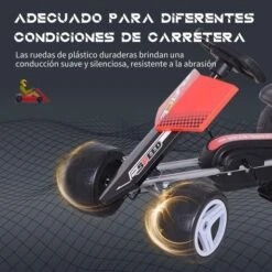 Homcom - Kart A Pedales Con Asiento Ajustable 14 Homcom - Kart A Pedales Con Asiento Ajustable -Juguetería medias 1251
