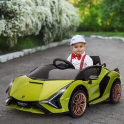 Homcom - Lamborghini SIAN Eléctrico Verde