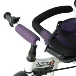 Homcom - Triciclo Para Niños Con Capota Morado HomCom -Juguetería medias 1464