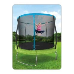 Cama Elástica Con Red Sportspower 305 Cm - Hasta 100 Kg 10 Cama Elástica Con Red Sportspower 305 Cm - Hasta 100 Kg -Juguetería medias 1486