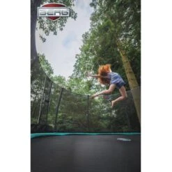 Cama Elástica Con Red Berg Champion Verde 330 -Juguetería medias 1535