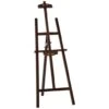 Homcom - Caballete De Madera Con Trípode Marrón -Juguetería medias 156