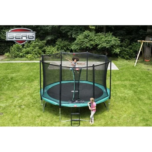 Cama Elástica Con Red Berg Favorit Gris 200 8 Cama Elástica Con Red Berg Favorit Gris 200 - Imagen 6