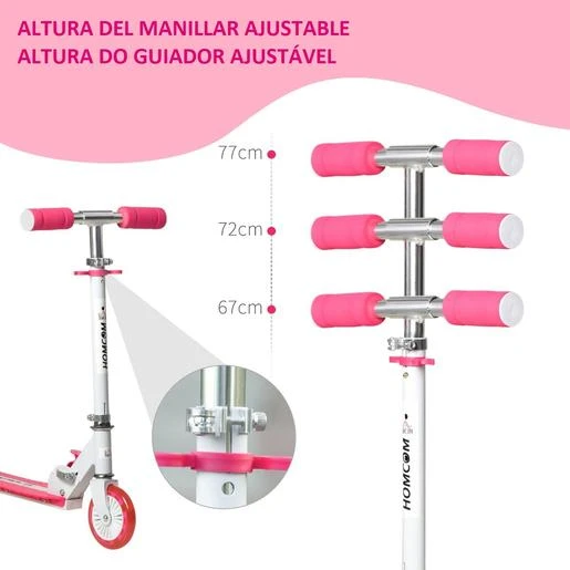 Homcom - Patinete Plegable 6 Homcom - Patinete Plegable - Imagen 4