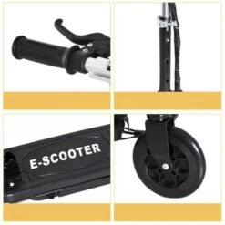 Homcom - Patinete Eléctrico Plegable Acero Negro HomCom 19 Homcom - Patinete Eléctrico Plegable Acero Negro HomCom -Juguetería medias 1969