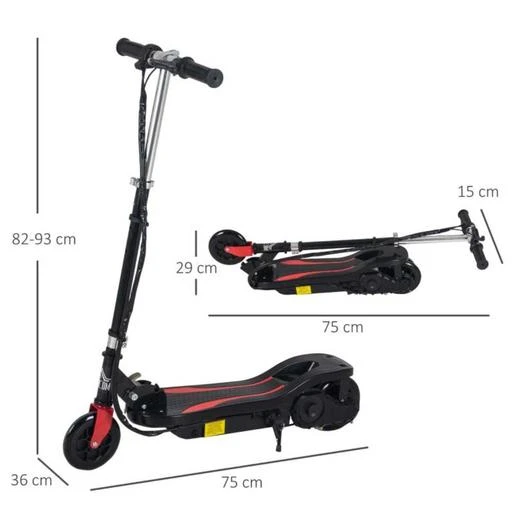 Homcom - Patinete Eléctrico Plegable Homcom Metal 5 Homcom - Patinete Eléctrico Plegable Homcom Metal - Imagen 3