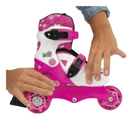 SUN® Sun & Sport - Patines Rosas Evolutivos 26-30 4 SUN® Sun & Sport - Patines Rosas Evolutivos 26-30 - Imagen 2