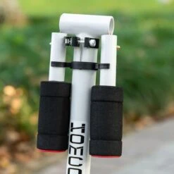 Homcom - Patinete Plegable Blanco-negro -Juguetería medias 2145