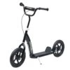 Homcom - Patinete Scooter Ajustable 2 Ruedas Negro -Juguetería medias 2156