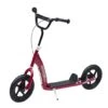 Homcom - Patinete Scooter Ajustable 2 Ruedas Rojo -Juguetería medias 2167
