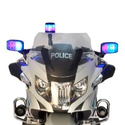 Moto De Policía BMW R1200R 6V -Juguetería medias 2220