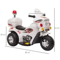 Homcom - Moto Eléctrica Para Niños -Juguetería medias 2311