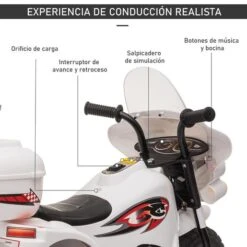 Homcom - Moto Eléctrica Para Niños -Juguetería medias 2313
