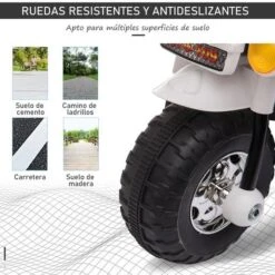Homcom - Moto Eléctrica Para Niños -Juguetería medias 2315