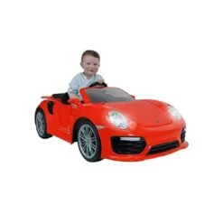 Injusa - Coche Eléctrico Porsche 911 Turbo 12V -Juguetería medias 2320