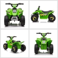 Homcom - Quad Eléctrico Batería 6V Verde 18 Homcom - Quad Eléctrico Batería 6V Verde -Juguetería medias 2347