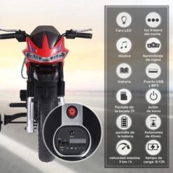 Homcom - Moto Infantil Eléctrica Trial Con Batería 17 Homcom - Moto Infantil Eléctrica Trial Con Batería -Juguetería medias 2356