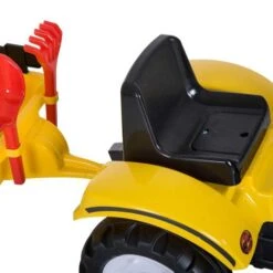 Homcom - Tractor Excavadora Infantil Con Cargador -Juguetería medias 2398