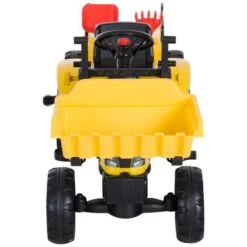 Homcom - Tractor Excavadora Infantil Con Cargador -Juguetería medias 2399