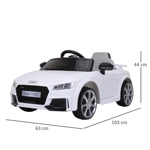 Homcom - Audi TT Eléctrico Blanco 5 Homcom - Audi TT Eléctrico Blanco - Imagen 3