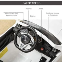 Homcom - Mercedes GLA Batería Con Mando A Distancia -Juguetería medias 2474