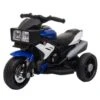 Homcom - Moto Eléctrica Batería 3 Ruedas Trimoto Negro Y Azul -Juguetería medias 2477