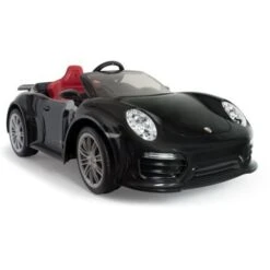 Injusa - Porsche 911 Turbo S 12V Negro -Juguetería medias 2489