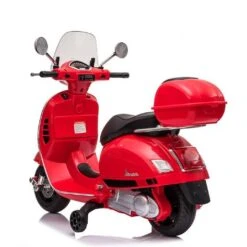 Vespa Con Maletero Roja 12 V -Juguetería medias 2588