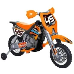 Feber - Moto Infantil Eléctrica - Cross Bike Naranja