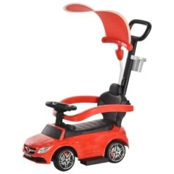 Homcom - Correpasillos Rojo Para Niños De 1 Año - Mercedes