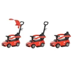 Homcom - Correpasillos Rojo Para Niños De 1 Año - Mercedes 10 Homcom - Correpasillos Rojo Para Niños De 1 Año - Mercedes -Juguetería medias 2756