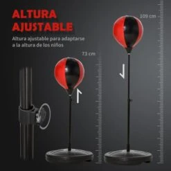 Homcom - Saco De Boxeo De Pie Pequeño -Juguetería medias 3112