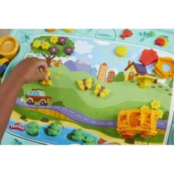 Play-Doh - Plastilina 2-en-1 Estación Creativa De Utensilios Y Mesa De Creación Reverso ㅤ -Juguetería medias 317