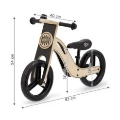 Kinderkraft Bicicleta Aprendizaje Uniq Madera Natural -Juguetería medias 3227