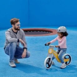 Kinderkraft Bicicleta Aprendizaje Uniq Madera Honey -Juguetería medias 3305