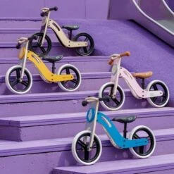 Kinderkraft Bicicleta Aprendizaje Uniq Madera Honey -Juguetería medias 3306
