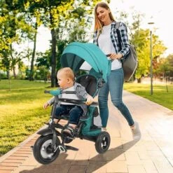 Triciclo Evolutivo QPlay Eleganzza Verde -Juguetería medias 3326