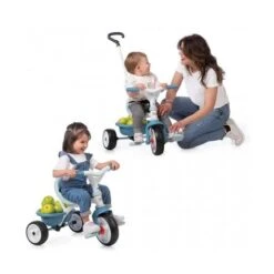 Smoby - Triciclo De Metal Be Move En Azul ㅤ -Juguetería medias 3379