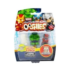 Matchbox Ooshies - Pack 4 Personajes (varios Modelos) -Juguetería medias 340