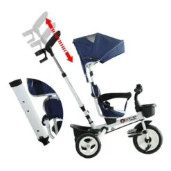 Homcom - Triciclo Evolutivo Bebé 4 En 1 -Juguetería medias 3492