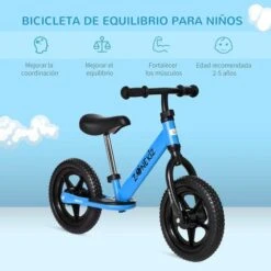 Homcom - Bicicleta De Equilibrio Sin Pedales Azul -Juguetería medias 3549