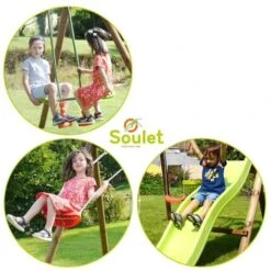 Soulet - Columpio De Madera Menthe -Juguetería medias 3651