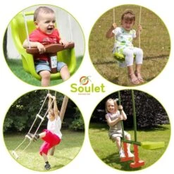 Soulet - Columpio De Madera Suzon -Juguetería medias 3667