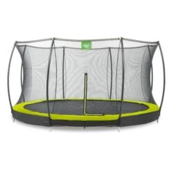 EXIT TOYS Exit - Cama Elástica Silhouette Redonda De Suelo Verde 427 Cm