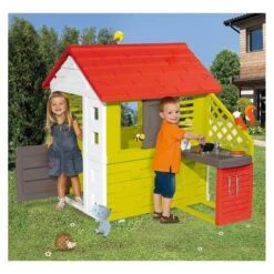 Smoby - Casita Infantil Nature II -Juguetería medias 3731