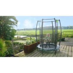 EXIT TOYS Exit - Cama Elástica Junior Tiggy Negro/gris Con Red De Seguridad 18 EXIT TOYS Exit - Cama Elástica Junior Tiggy Negro/gris Con Red De Seguridad -Juguetería medias 3816