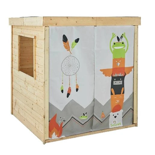 Casita Infantil De Madera India 3 Casita Infantil De Madera India