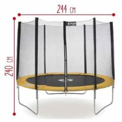 Sun & Sport - Trampolín De 244 Cm Con Red De Seguridad -Juguetería medias 3878