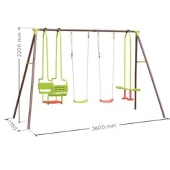 Soulet - Columpio De Acero Acier 2B1CL1V -Juguetería medias 3953