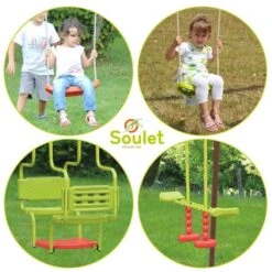 Soulet - Columpio De Acero Acier 2B1CL1V -Juguetería medias 3955